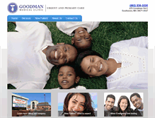 Tablet Screenshot of goodmanmedicalclinic.com